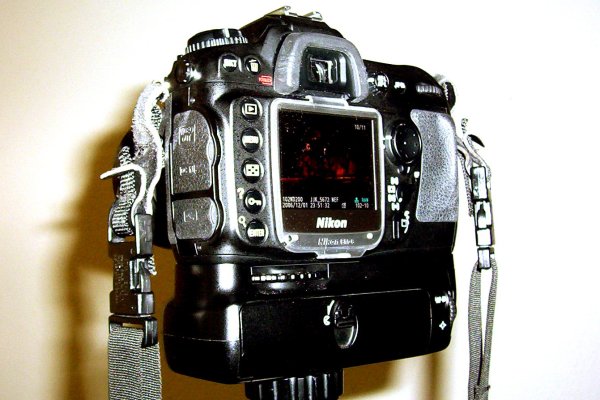 Rear view of my D200 with MB D200